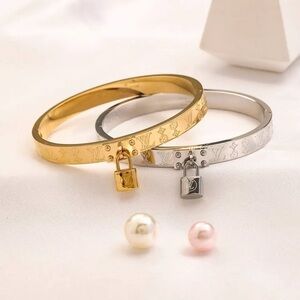 Fashion stainless steel 18K Gold plated bracelet gold or silver